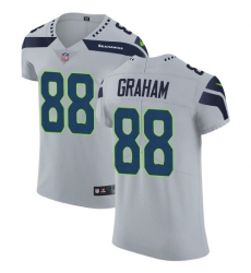 Nike Seahawks #88 Jimmy Graham Grey Alternate Mens Stitched NFL Vapor Untouchable Elite Jersey
