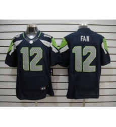 Nike Seattle Seahawks 12 Fan Blue Elite NFL Jersey