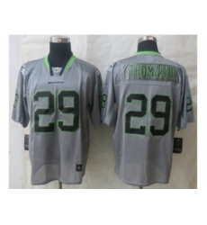 Nike Seattle Seahawks 29 Earl Thomas III Grey Elite Lights OutN FL Jersey