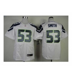 Nike Seattle Seahawks 53 Malcolm Smith white Elite NFL Jersey