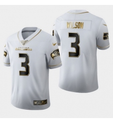 Seahawks 3 Russell Wilson White 100th Season Vapor Untouchable Limited Jersey