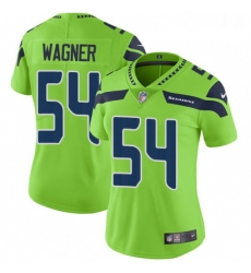 Womens Nike Seattle Seahawks 54 Bobby Wagner Elite Green Rush Vapor Untouchable NFL Jersey