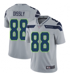 Youth Seahawks 88 Will Dissly Grey Alternate Stitched Football Vapor Untouchable Limited Jersey