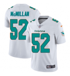 Nike Dolphins #52 Raekwon McMillan White Mens Stitched NFL Vapor Untouchable Limited Jersey