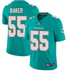 Nike Dolphins 55 Jerome Baker Aqua Vapor Untouchable Limited Jersey