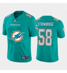 Nike Dolphins 58 Jason Strowbridge Aque Team Big Logo Vapor Untouchable Limited Jersey