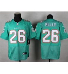 Nike Miami Dolphins 26 Lamar Miller green Elite NFL Jersey