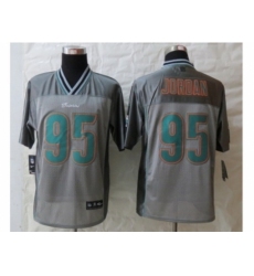 Nike Miami Dolphins 95 Dion Jordan Grey Elite Vapor NFL Jersey