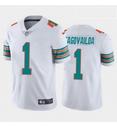 men tua tagovailoa miami dolphins white alternate vapor limited jersey 