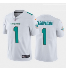 men tua tagovailoa miami dolphins white vapor limited jersey 