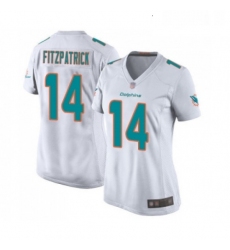 Womens Miami Dolphins 14 Ryan Fitzpatrick Game White Football Jersey