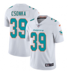 Nike Dolphins #39 Larry Csonka White Youth Stitched NFL Vapor Untouchable Limited Jersey