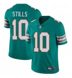 Youth Nike Miami Dolphins 10 Kenny Stills Aqua Green Alternate Vapor Untouchable Limited Player NFL Jersey