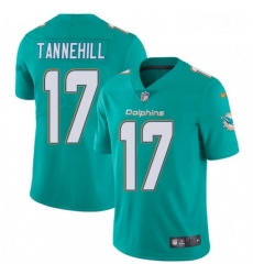 Youth Nike Miami Dolphins 17 Ryan Tannehill Aqua Green Team Color Vapor Untouchable Limited Player NFL Jersey