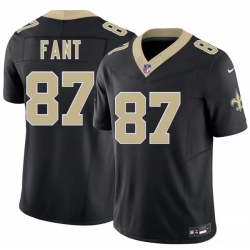Men New Orleans Saints  87 Noah Fant Black 2026 F U S E Vapor Limited Stitched Football Jersey