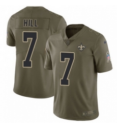 Men New Orleans Saints Taysom Hill #3 Nike Salute To Service Stitched Jersey Men New Orleans Saints Taysom Hill #3 Nike Salute To Service Stitched Jersey