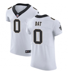 Nike Saints #0 Who Dat White Mens Stitched NFL Vapor Untouchable Elite Jersey