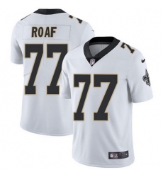 Nike Saints #77 Willie Roaf White Mens Stitched NFL Vapor Untouchable Limited Jersey