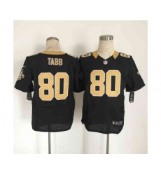 nike nfl jerseys new orleans saints 80 tabb black[Elite][tabb]