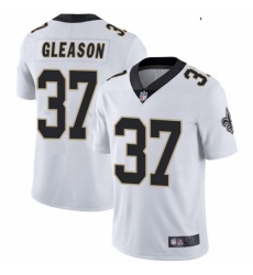 Youth New Orleans Saints 37 Steve Gleason White Vapor Limited Jersey