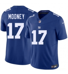 Men New York Giants 17 Darnell Mooney Blue 2026 F U S E Vapor Untouchable Limited Stitched Jersey Men New York Giants 17 Darnell Mooney Blue 2026 F U S E Vapor Untouchable Limited Stitched Jersey