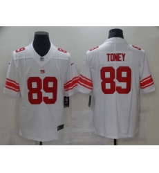 Men New York Giants 89 Toney White Nike Vapor Untouchable Limited 2021 NFL Jersey