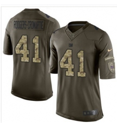 Nike New York Giants #41 Dominique Rodgers Cromartie Green Men 27s Stitched NFL Limited Salute to Service Jersey