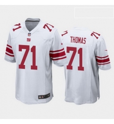 men andrew thomas new york giants white game jersey 2020 