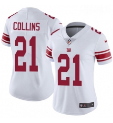 Womens Nike New York Giants 21 Landon Collins White Vapor Untouchable Limited Player NFL Jersey