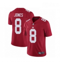 Youth New York Giants 8 Daniel Jones Red Alternate Vapor Untouchable Limited Player Football Jersey