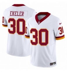 Men Washington Commanders 1 Deebo Samuel Sr White 2025 FUSE Throwback Vapor Limited Football Stitched Jersey