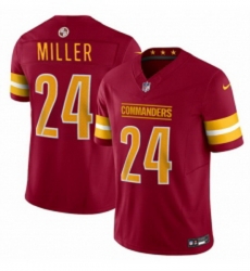 Men Washington Commanders 24 Von Miller Burgundy 2025 FUSE Vapor Limited Football Stitched Jersey Men Washington Commanders 24 Von Miller Burgundy 2025 FUSE Vapor Limited Football Stitched Jersey