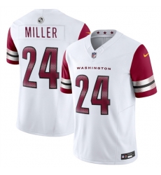 Men Washington Commanders 24 Von Miller White 2025 F U S E Vapor Limited Stitched Football Jersey Men Washington Commanders 24 Von Miller White 2025 F U S E Vapor Limited Stitched Football Jersey