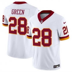 Men Washington Commanders 28 Darrell Green White 2025 F U S E  Throwback Vapor Limited Stitched Football Jersey