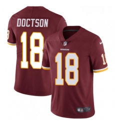 Mens Nike Washington Redskins 18 Josh Doctson Burgundy Red Team Color Vapor Untouchable Limited Player NFL Jersey