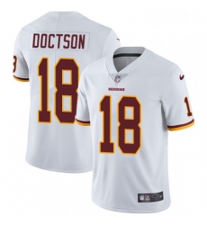 Mens Nike Washington Redskins 18 Josh Doctson White Vapor Untouchable Limited Player NFL Jersey