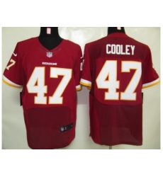 Nike Washington RedSkins 47 Chris Cooley Red Elite NFL Jersey