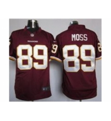 Nike Washington Redskins 89 Santana Moss Red Game NFL Jersey