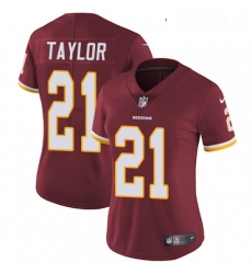 Womens Nike Washington Redskins 21 Sean Taylor Elite Burgundy Red Team Color NFL Jersey