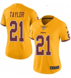 Womens Nike Washington Redskins 21 Sean Taylor Limited Gold Rush Vapor Untouchable NFL Jersey