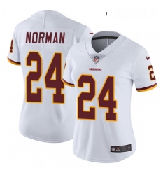 Womens Nike Washington Redskins 24 Josh Norman Elite White NFL Jersey