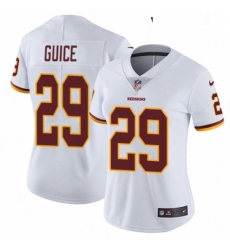 Womens Nike Washington Redskins 29 Derrius Guice White Vapor Untouchable Limited Player NFL Jersey