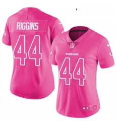 Womens Nike Washington Redskins 44 John Riggins Limited Pink Rush Fashion NFL Jersey