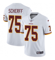 Nike Redskins #75 Brandon Scherff White Youth Stitched NFL Vapor Untouchable Limited Jersey