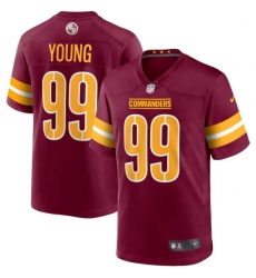 Youth Washington Commanders 99 Chase Young 2022 Burgundy Vapor Limited Stitched Jersey