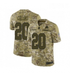 Youth Washington Redskins 20 Landon Collins Limited Camo 2018 Salute to Service Football Jersey