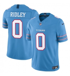 Men Tennessee Titans  0 Calvin Ridley Light Blue 2026 F U S E  Vapor Limited Stitched Football Jersey