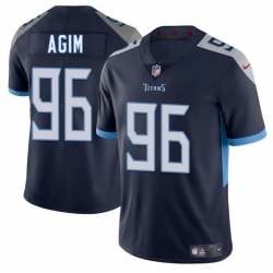 Men Tennessee Titans 96 McTelvin Agim Navy 2025 Vapor Untouchable Stitched Jersey