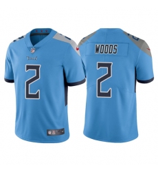 Men's Tennessee Titans #2 Robert Woods Blue Vapor Untouchable Stitched Jersey