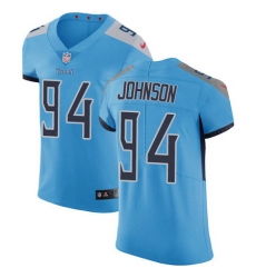 Nike Titans #94 Austin Johnson Light Blue Team Color Mens Stitched NFL Vapor Untouchable Elite Jersey